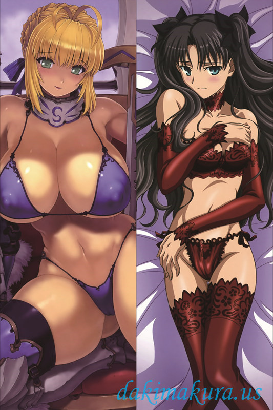 Fate stay night - Saber - Rin Tohsaka Anime Dakimakura Pillow Cover